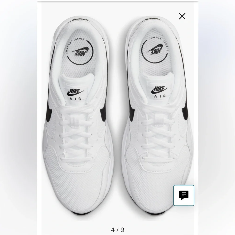 Nike Air Max SC White and Black Sneakers - Picture 3 of 5